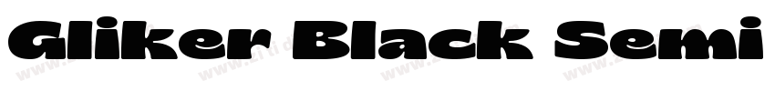Gliker Black Semi Co字体转换
